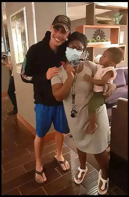 During the hype of Covid Book Author and CEO David Haave shares love and concern with fans West Palm Beach Florida 2023 -- David Haave